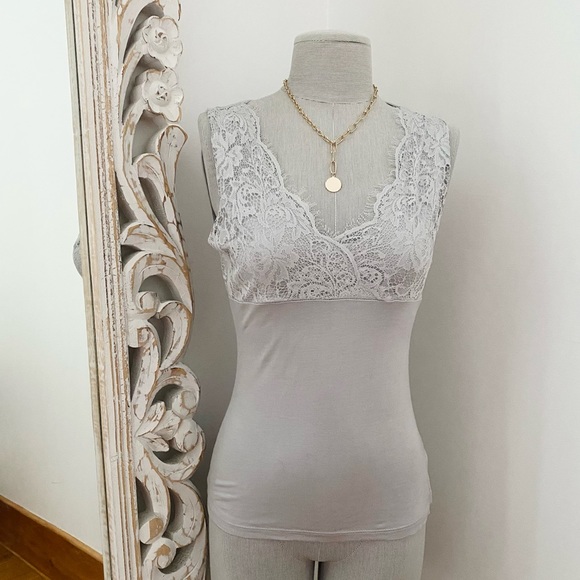 Cami With Lace Insert - Picture 3 of 6